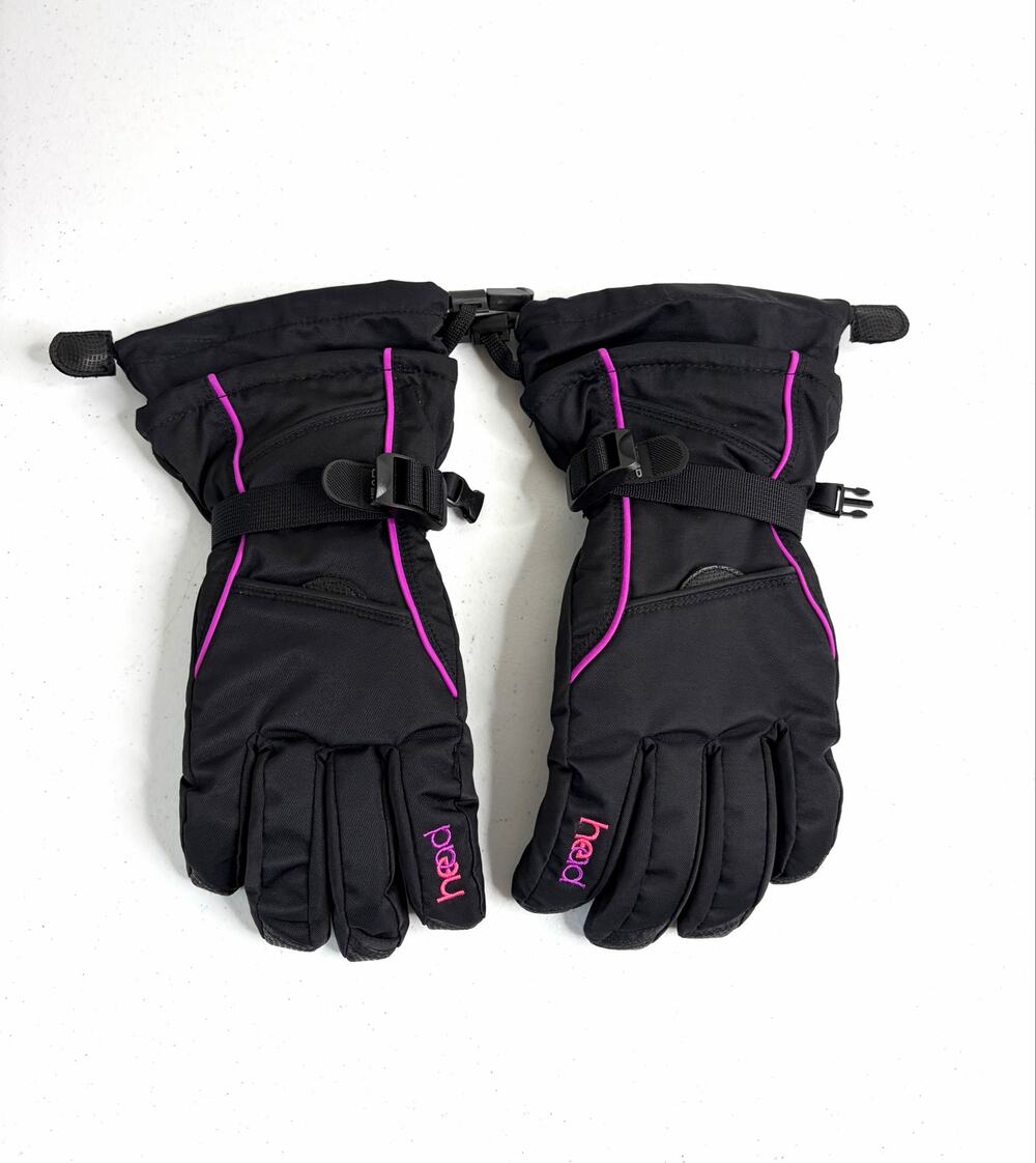 HEAD Junior Kids’ Ski/Snowboard Gloves Sz L Insulated Adj Wrist Straps Winter